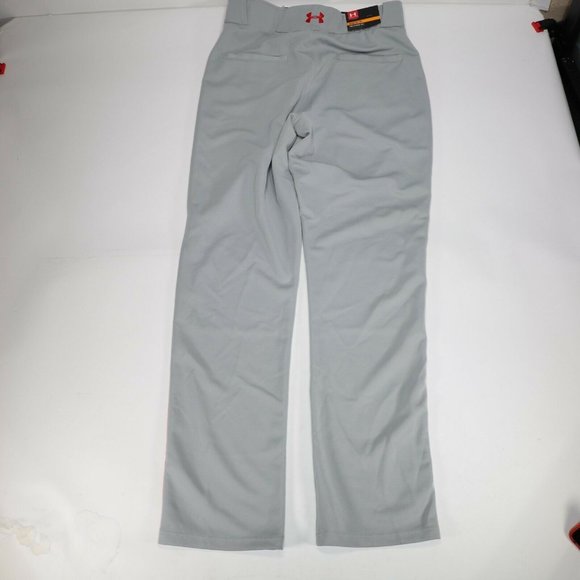 NEW Under Armour Heatgear UA Baseball Pants Gray/R - Picture 4 of 4